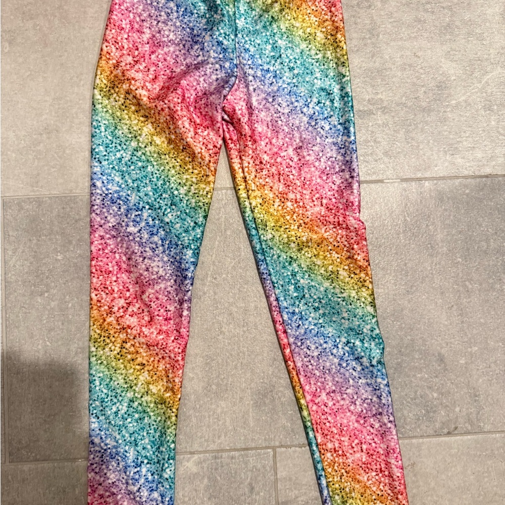 Rainbow sparkle pixie lane Leggings